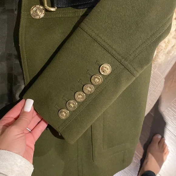 Burberry Women’s Olive Green coat